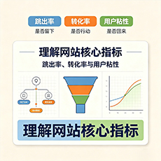 山阳建站-理解网站核心指标：跳出率、转化率与用户粘性